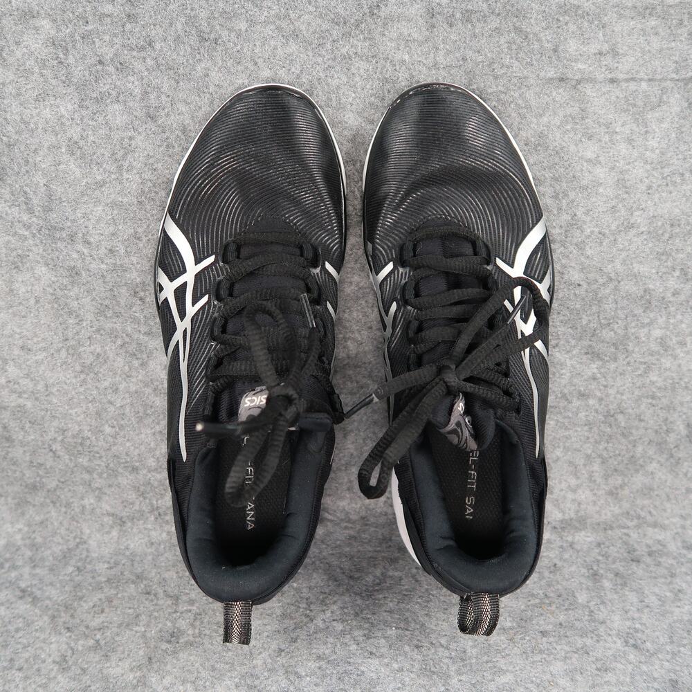 Asics Shoes Womens 9 Athletic Trainer Gel Fit Sana Fitness Running Sneaker Black - Picture 5 of 11